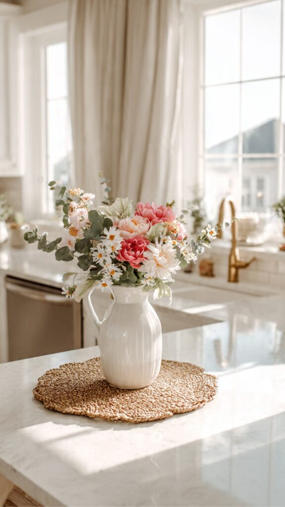 Add Fresh Flowers and Garden Cuttings