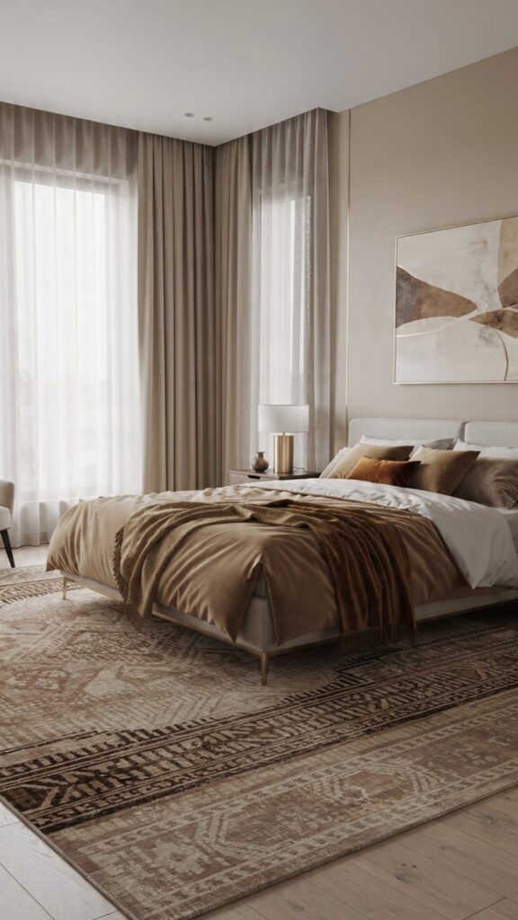 Add a Statement Rug to Ground the Space