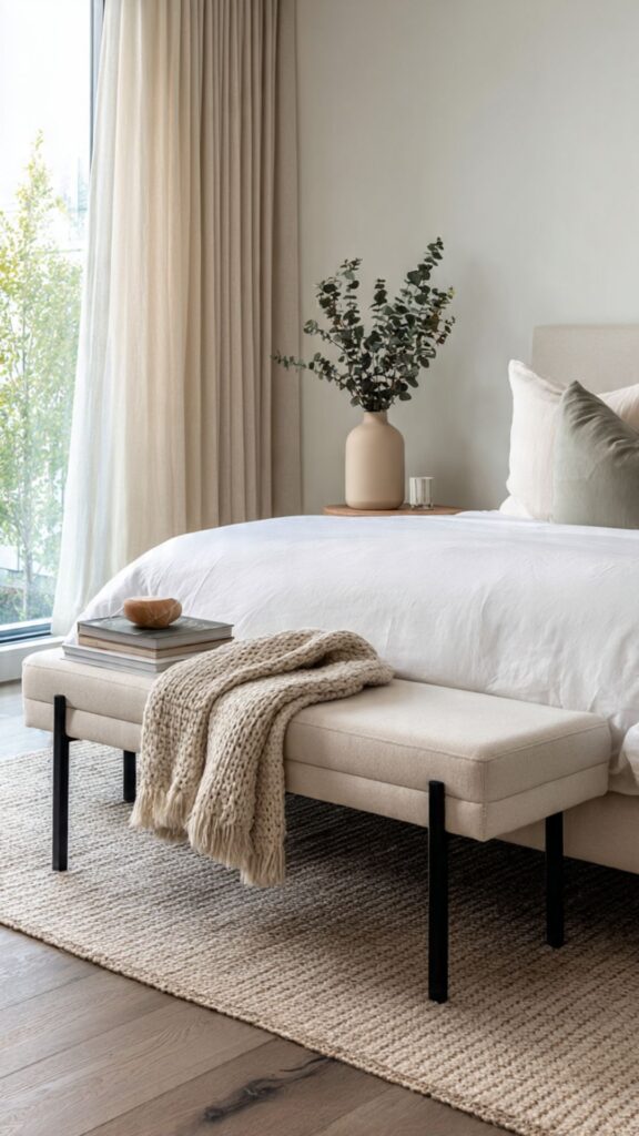 Bedroom Bench Styling Tips