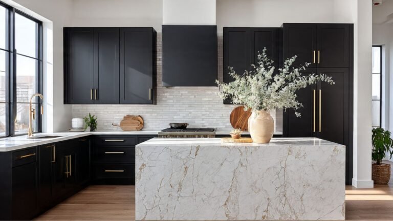 Black Kitchen Cabinets