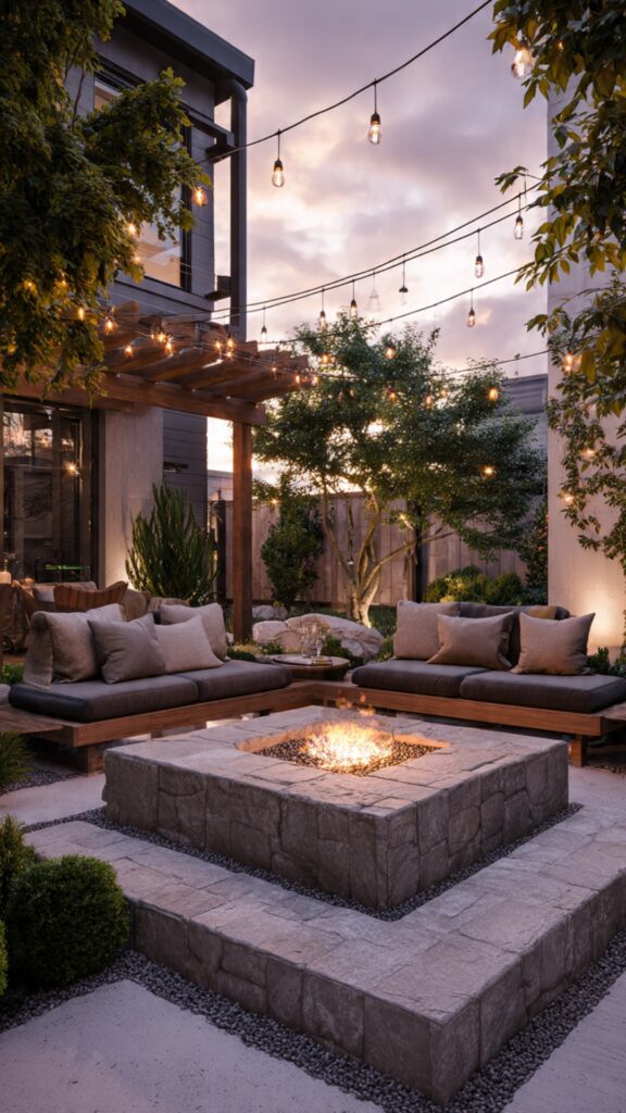 Build or Install a Fire Pit Area