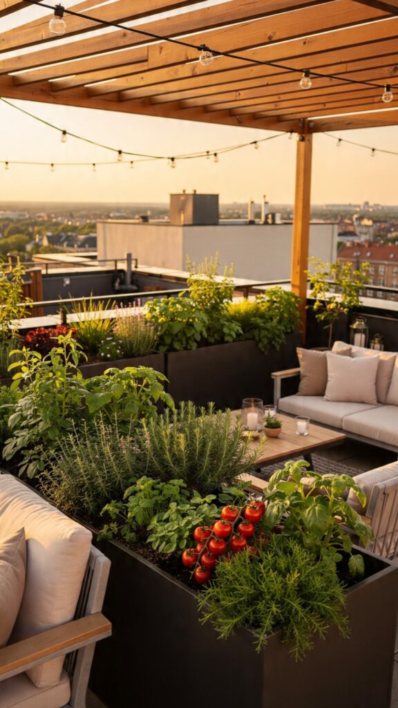 Create a Rooftop Garden With Edible Plants