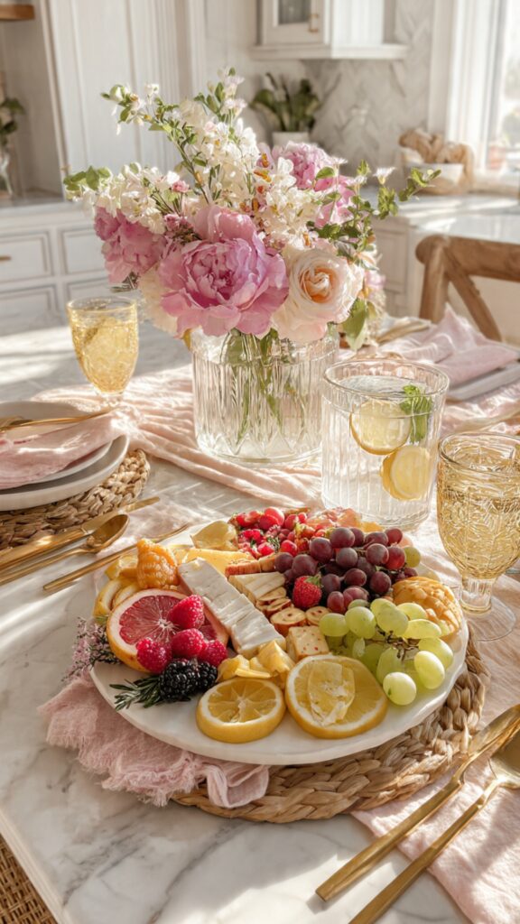 Display a Summer-Themed Charcuterie or Tablescape