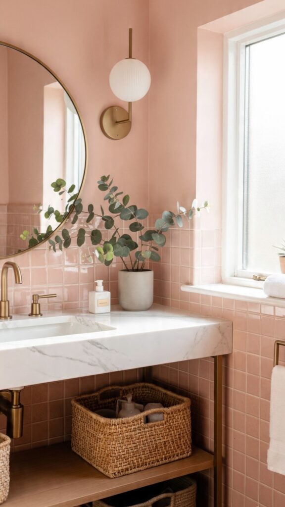 Future-Proof Your Pink Bathroom With Timeless Design Choices