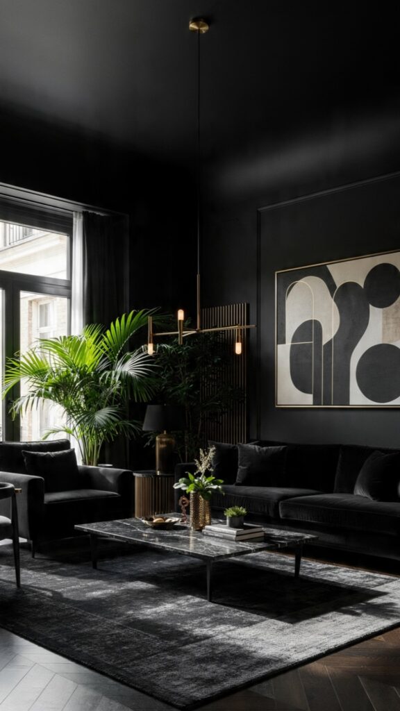 Go Bold With Black Ceilings