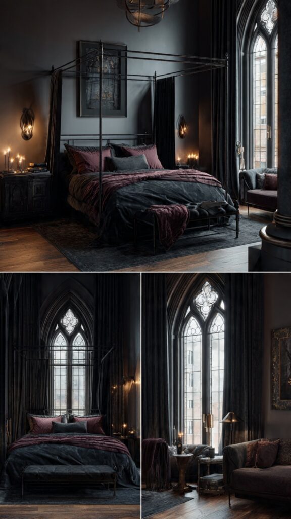 Gothic Bedroom Color Palette