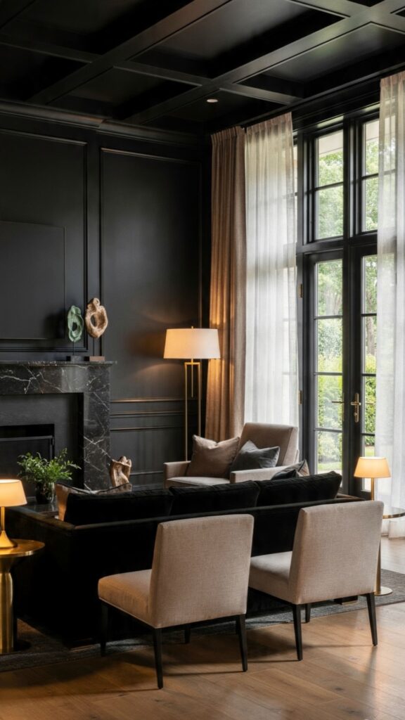 Incorporate Black Through Architectural Details