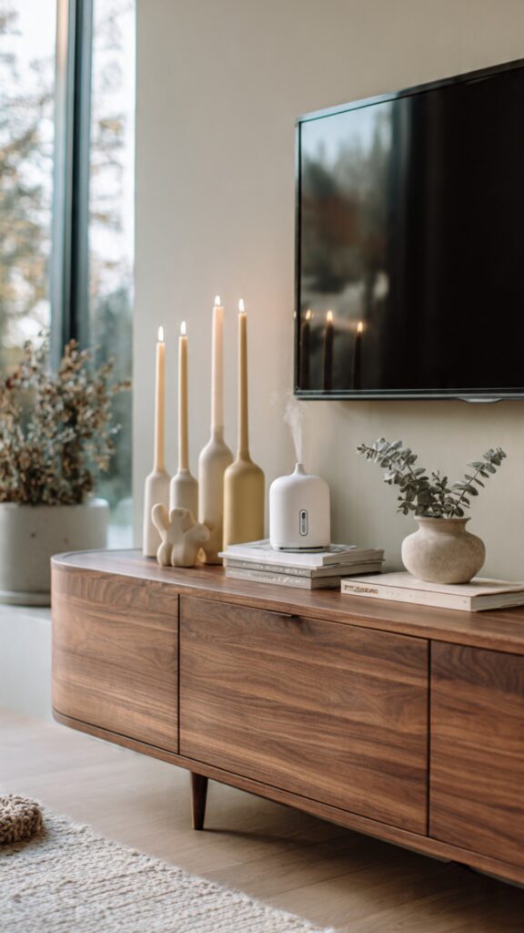 Incorporate Candles and Diffusers for Multi-Sensory Styling
