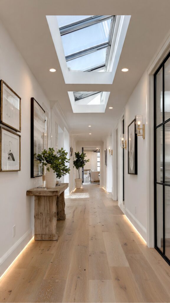 Incorporate Natural Light with Skylights or Glass Panels