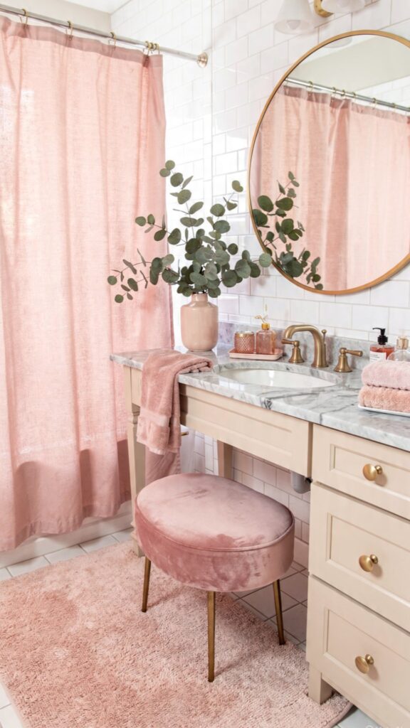 Incorporate Pink Through Soft Furnishings and Accessories