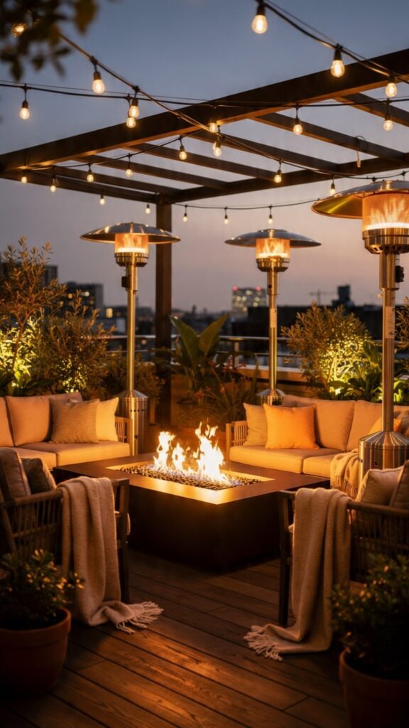 Install Rooftop Heating for Cooler Months