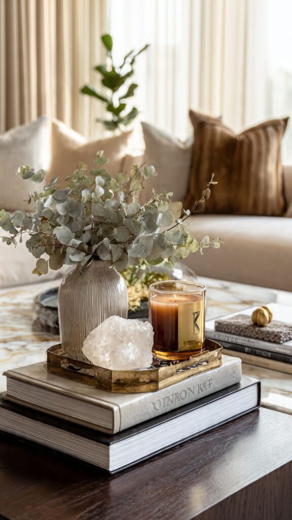 Luxury Coffee Table Decor