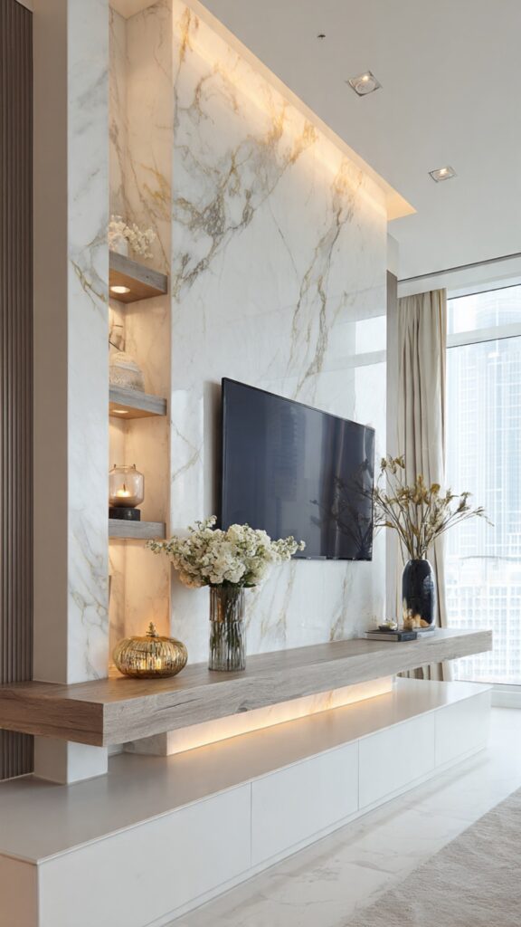 Marble and Luxury Stone TV Wall Cladding