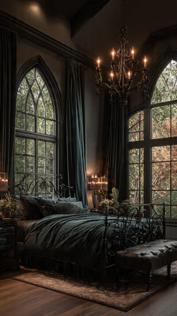 Modern Gothic Bedroom Design