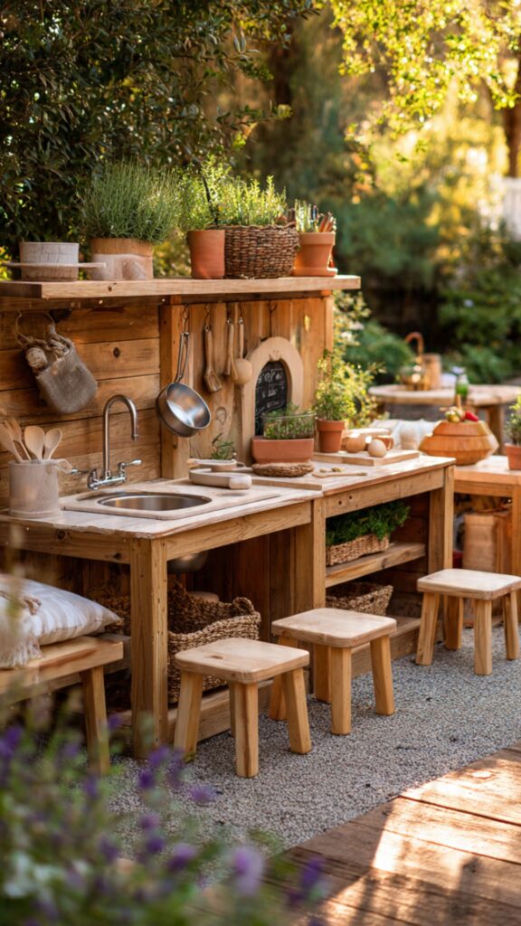 Mud Kitchen for Multiple Children