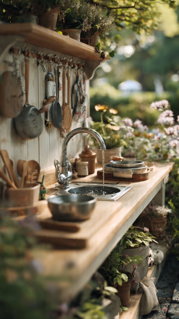 Mud Kitchen with Water Station