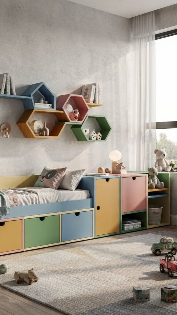 Multi-Functional Colorful Furniture