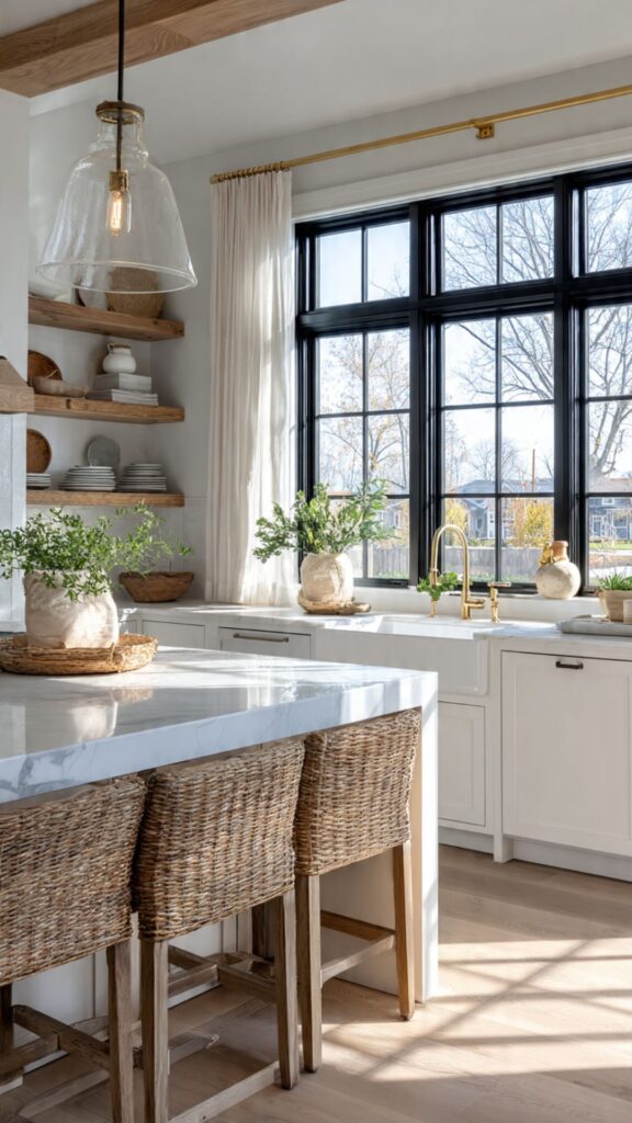 Natural Light & Window Styles That Brighten the Farmhouse Look