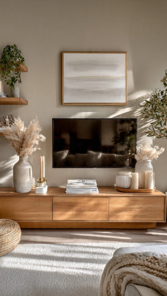 Refresh Your TV Stand Decor Seasonally