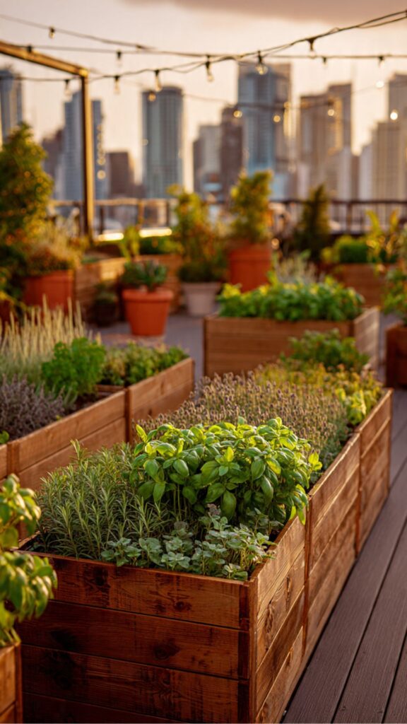 Rooftop Herb Garden
