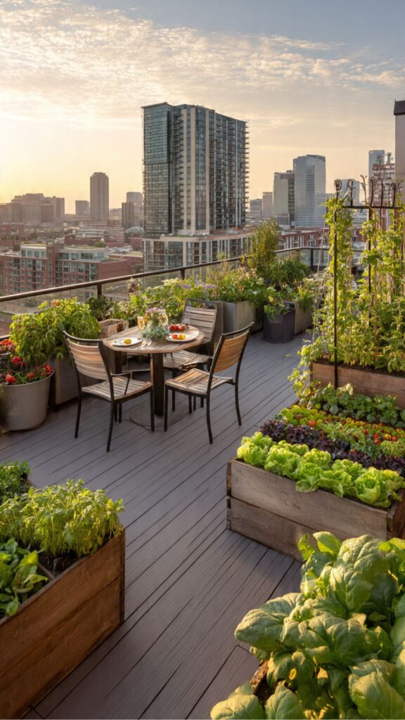 Rooftop Vegetable Garden