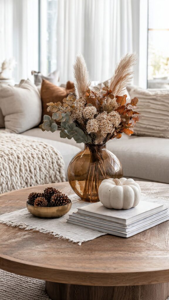 Seasonal Coffee Table Decor
