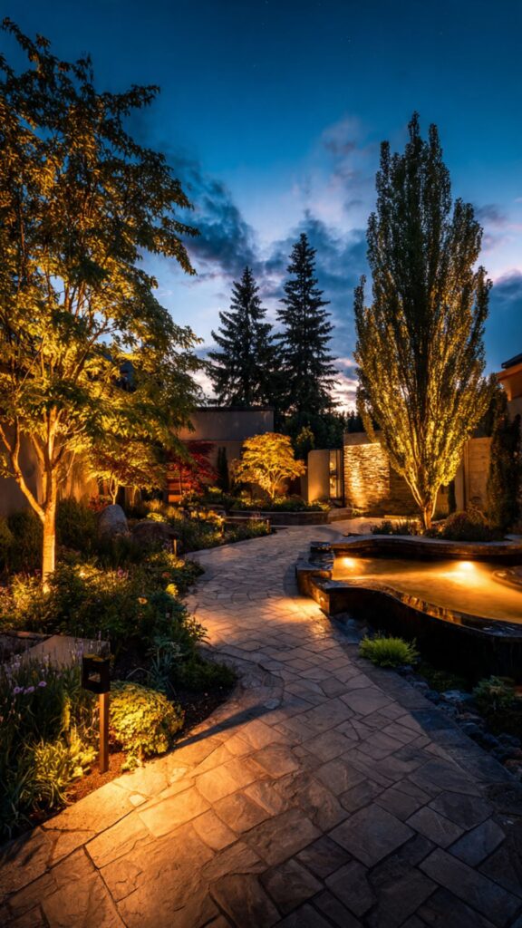 Spotlights and Uplighting