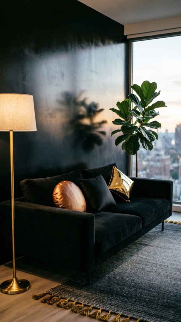 Start With a Black Accent Wall