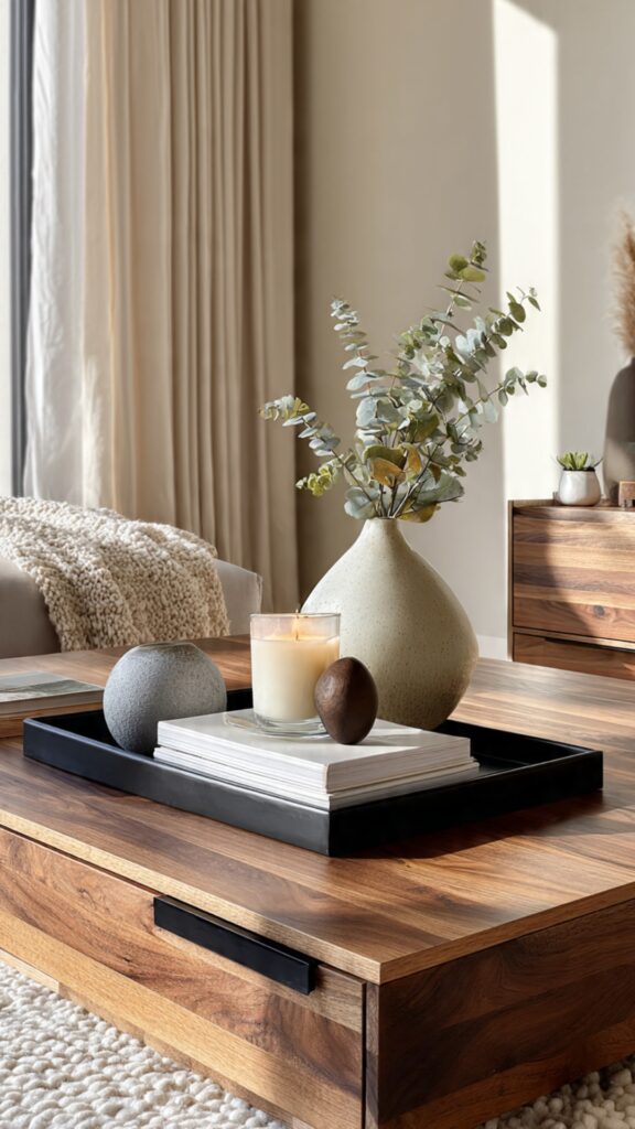 Style with Decorative Trays for a Cohesive Look