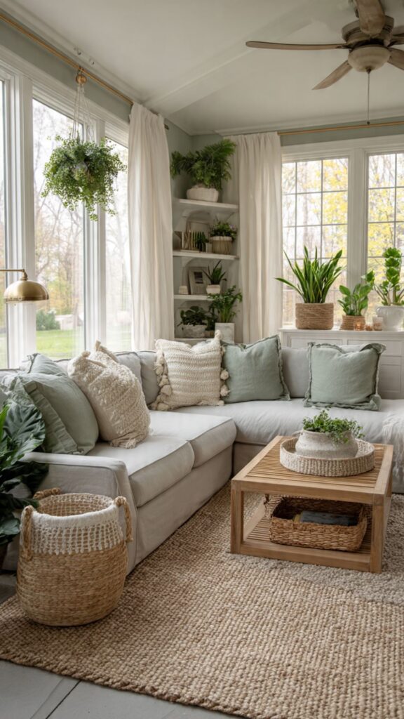 Sunroom as Family Room