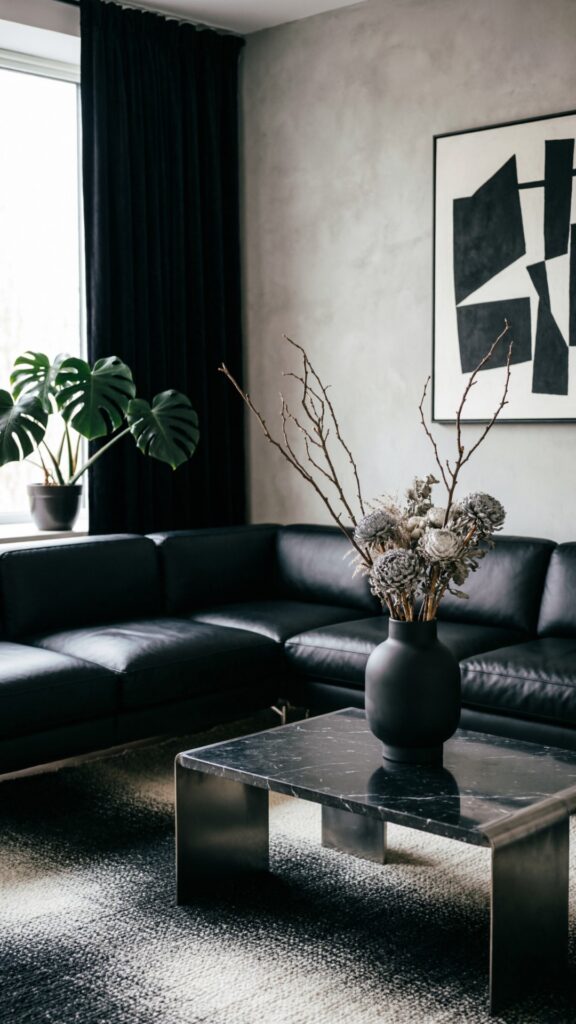 Use Black Furniture as a Style Foundation