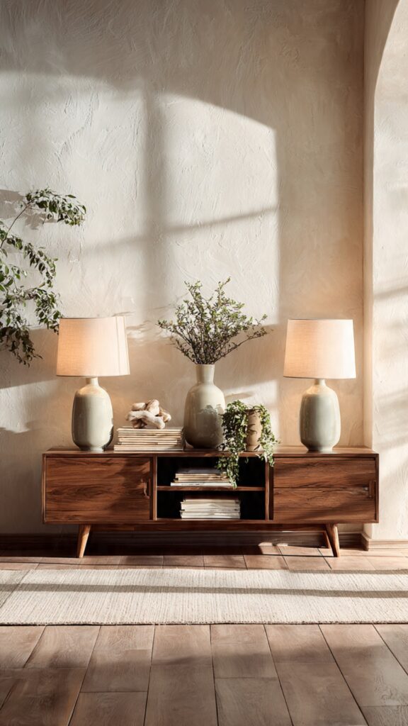 Use Matching Lamps or Sconces for Ambient Lighting