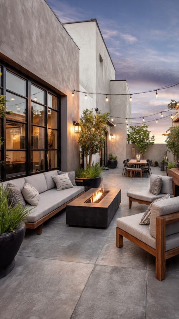 Use Pavers or Decorative Concrete for a Polished Surface