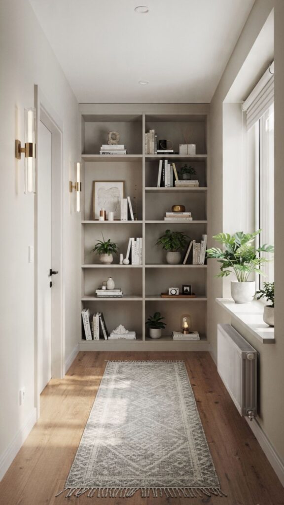 Use Vertical Space with Floor-to-Ceiling Shelving