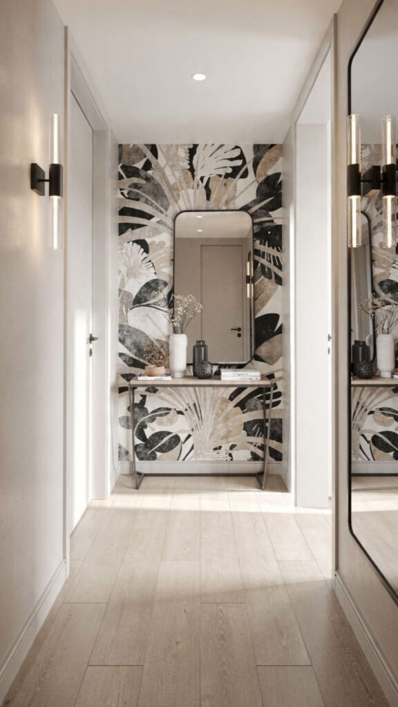 Use Wallpaper on a Single Feature Wall for Impact
