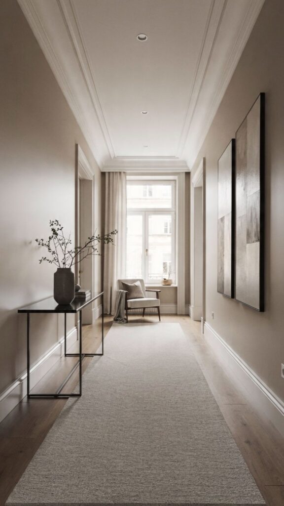 Use a Runner Rug to Add Length and Direction
