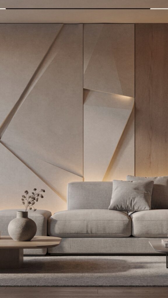 3D Textured Wall Panels for Depth and Drama