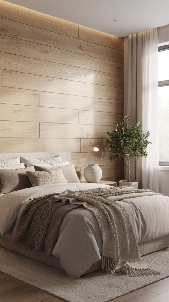 Add a DIY Shiplap or Wood Plank Accent Wall