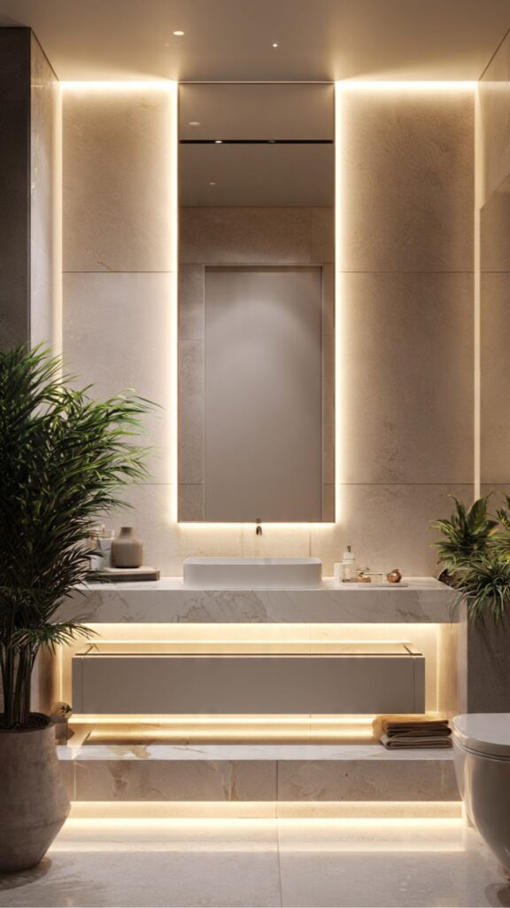 Backlit Mirrors with Demister Pads