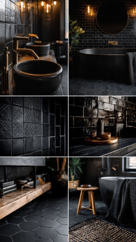 Black Tile Patterns