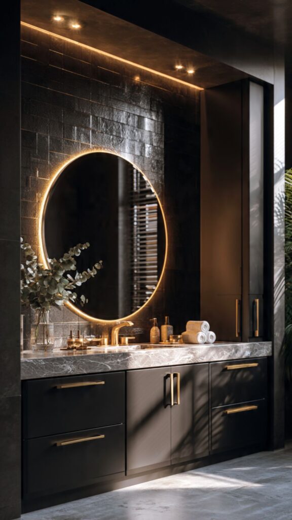 Black Vanity Cabinets