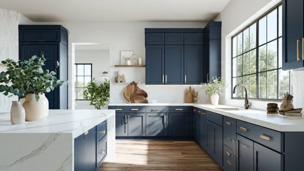 Blue Kitchen Cabinets