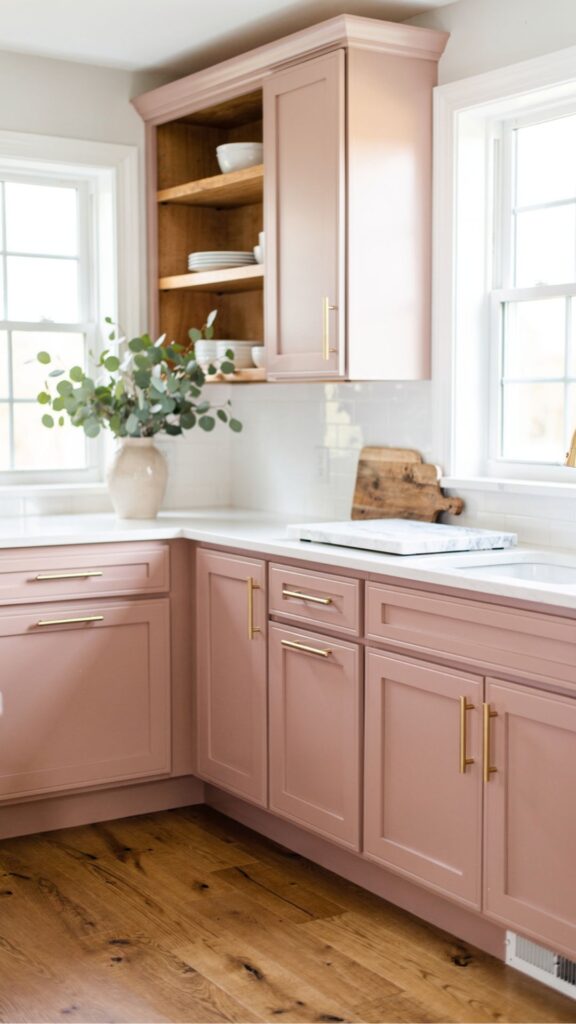 Blush Pink Cabinets