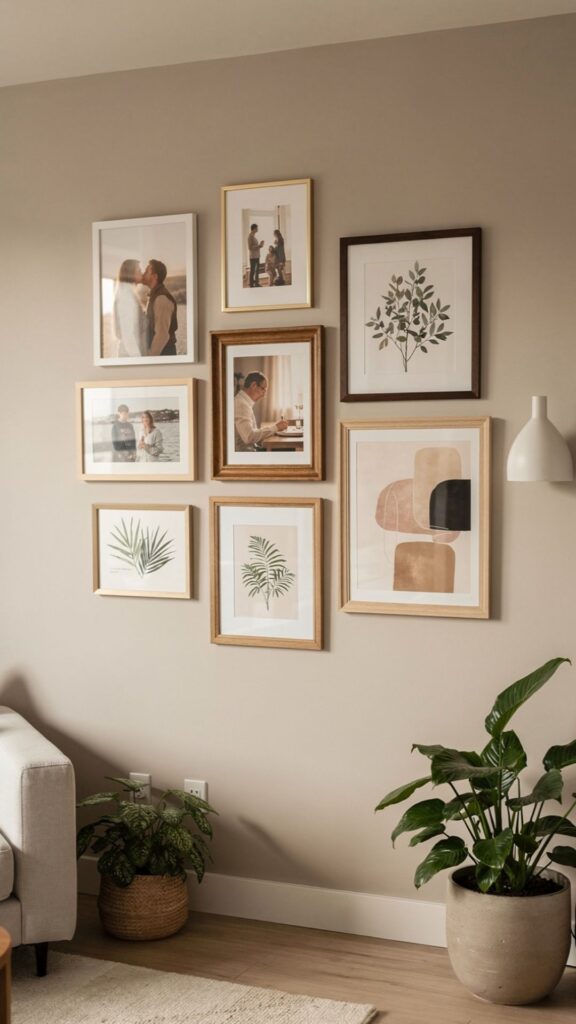 Budget Picture Wall Ideas