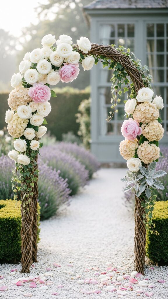 Build a Floral Arch Entrance