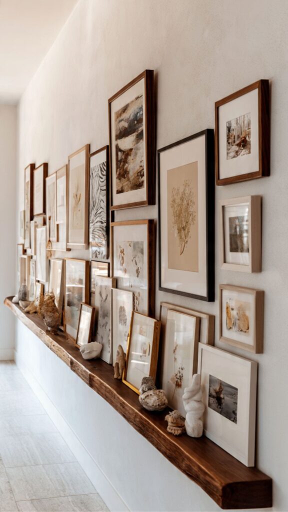 Build an Eclectic Art Ledge Display