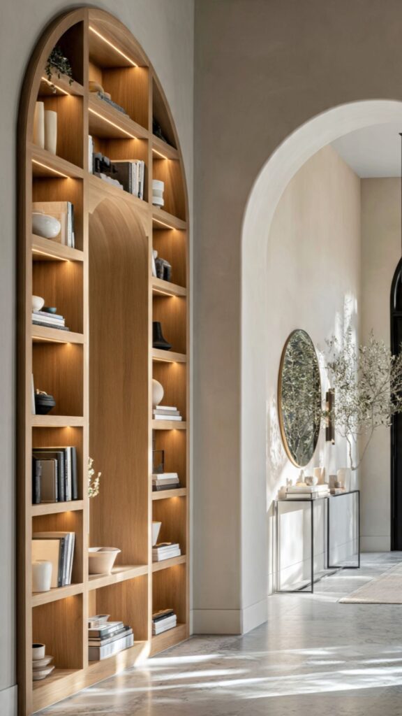 Built-In Bookshelves