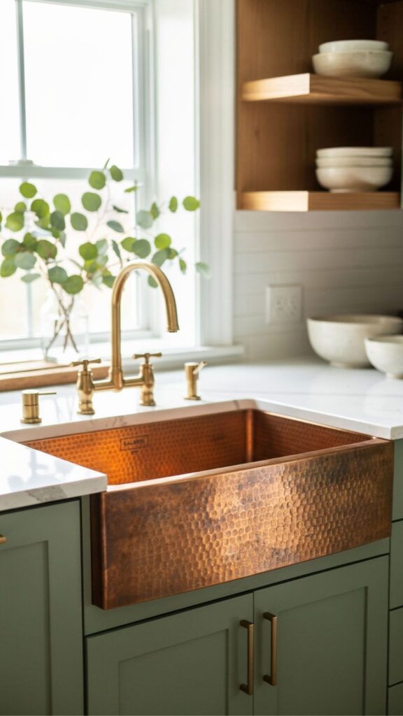 Copper Apron Sink