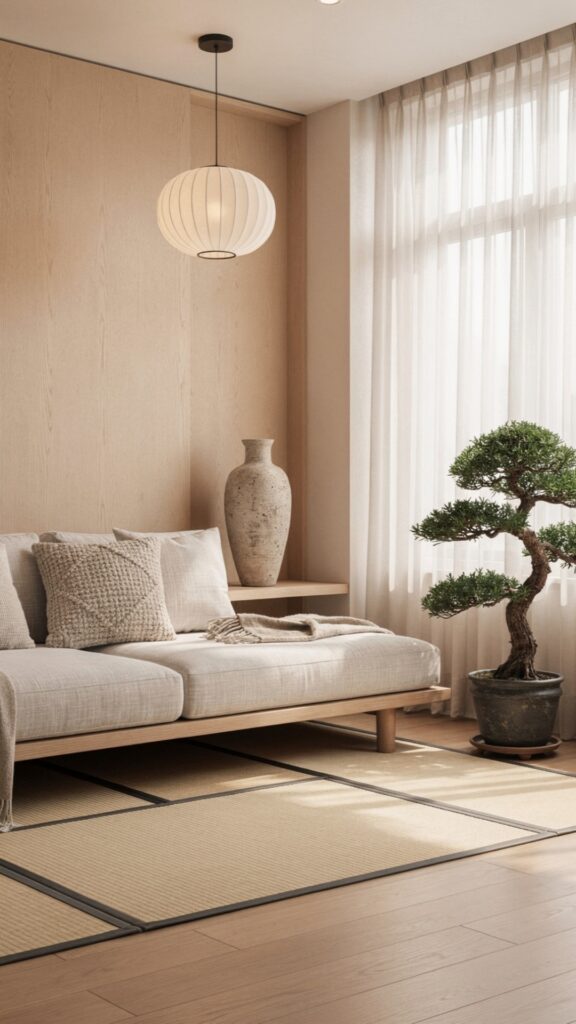 Creating a Japandi Living Room in a Small Space