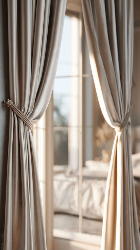 Curtains with Tie-Backs